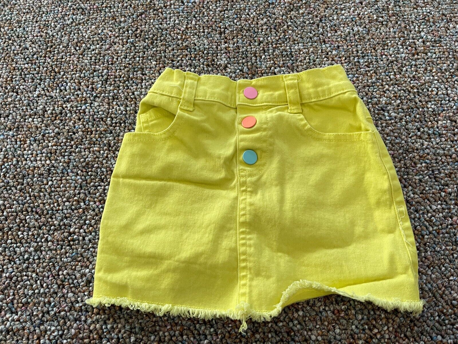 Garanimals Girls Bright Yellow Cutoff Skirt 2t